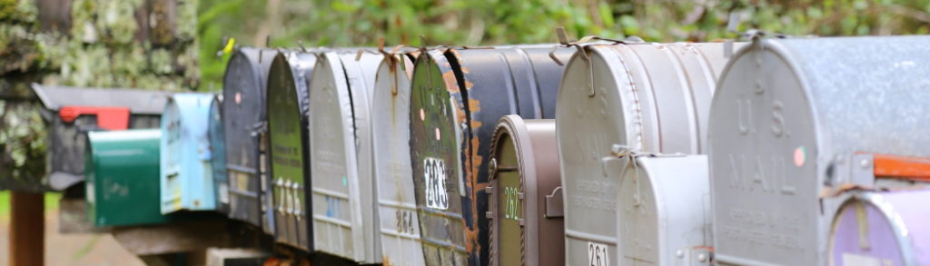 Briefkasten als Zeichen für Kontaktanfragen