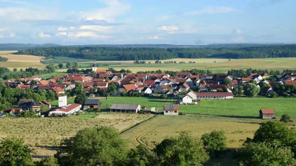 Blick auf Gompertshausen 